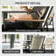 Steel Patio Dining Set Table,