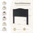 Button-Tufted Upholstered Headboard with Wall-Mount Option-1881806552-1888047383
