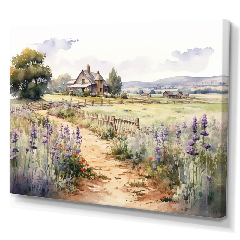 «Herbs Garden At The Farm II», reproduction sur toile, H 12 po x l 20 po, Toile tendue