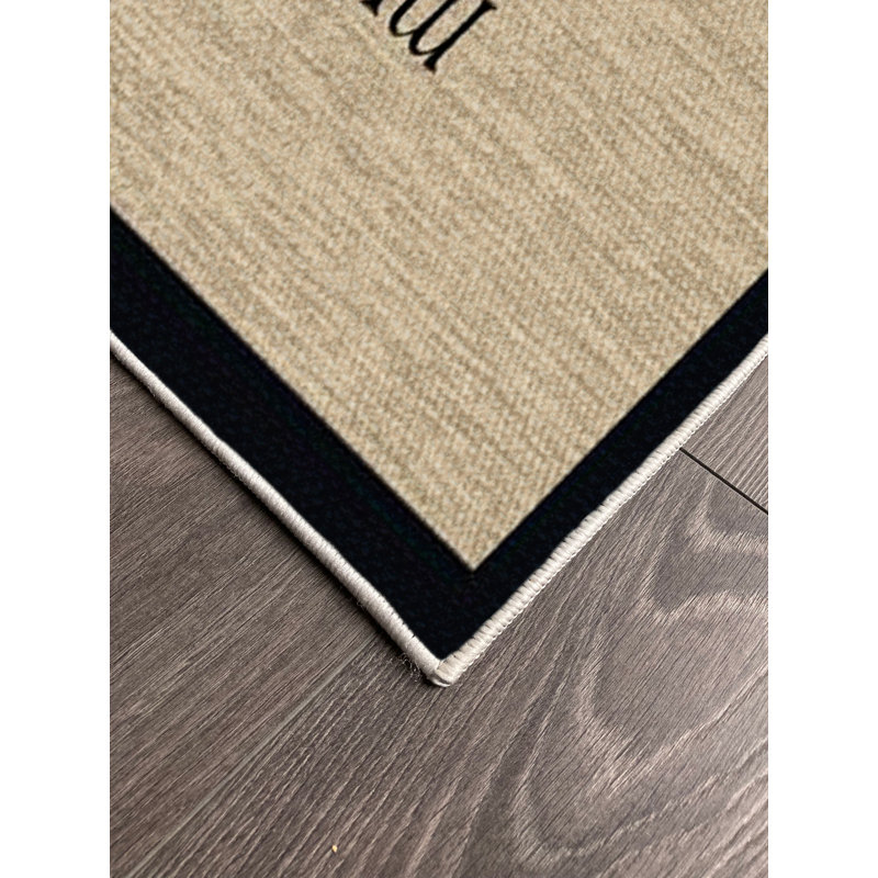 Tapis en coton Sarahi, Tapis de couloir 3 pi 11 po x 11 pi 6 po