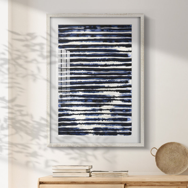 Printed Slats V -Framed Print, 25.5" H x 17.5" W