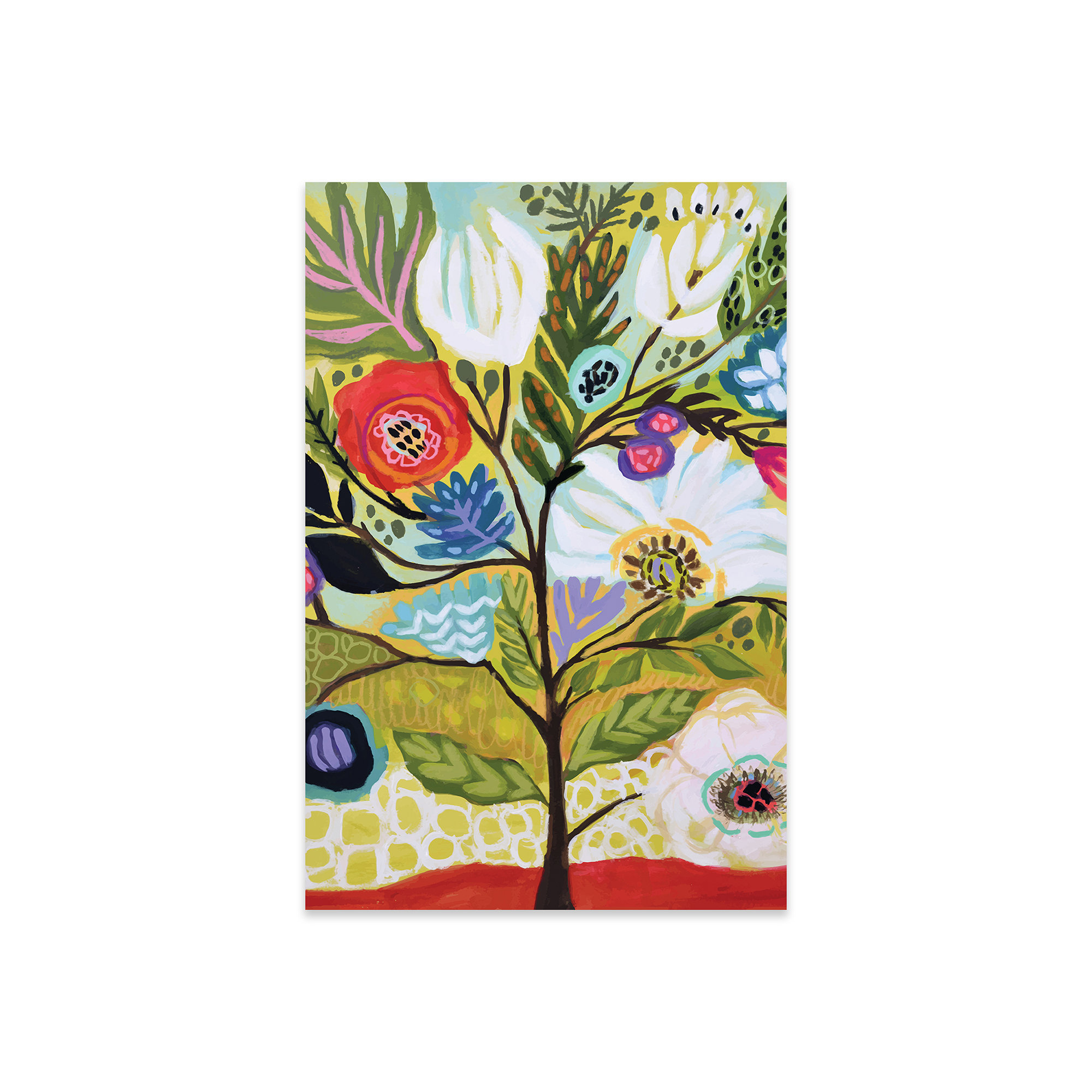 Winston Porter Flower Tree I On Plastic / Acrylic by Karen Fields ...