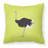 Ostrich Check Outdoor Throw Pillow-23813371-48710368