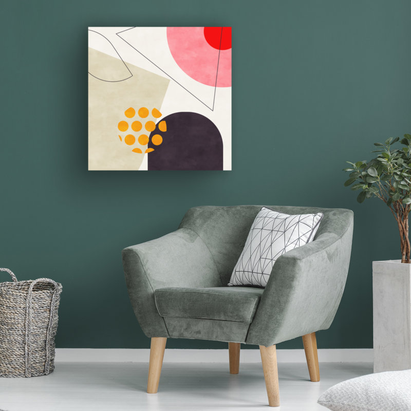 Art sur toile Ana Rut Bre Mid Bauhaus, H 14 po x l 14 po x P 2 po