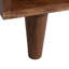 Table de chevet l 19 po Kerstetter - Élégante table de chevet en bois avec quincaillerie or et plateau en marbre-527908847