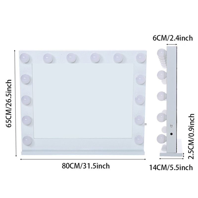 Dashel Metal Flat Floor Mirror