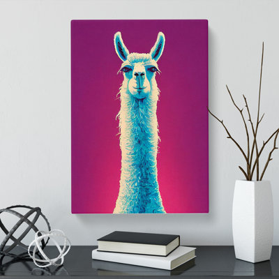 Llama Portrait Vol.1 - Wrapped Canvas