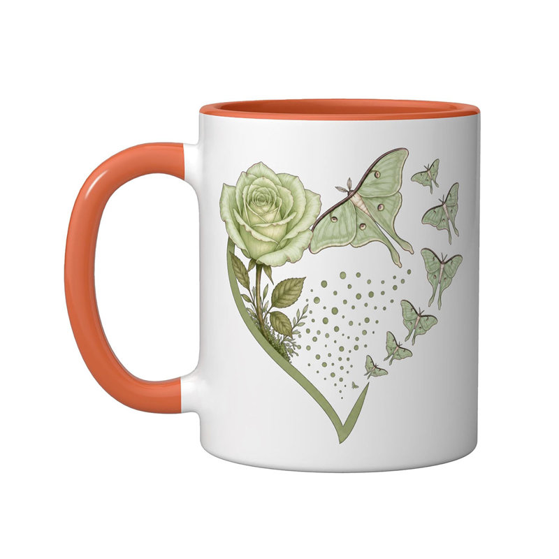 Ceramic Coffee Mug, Orange