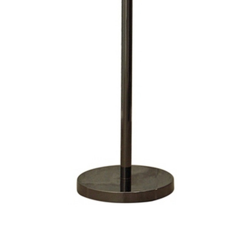 Lampe sur pied traditionnelle en nickel 61 po Netania