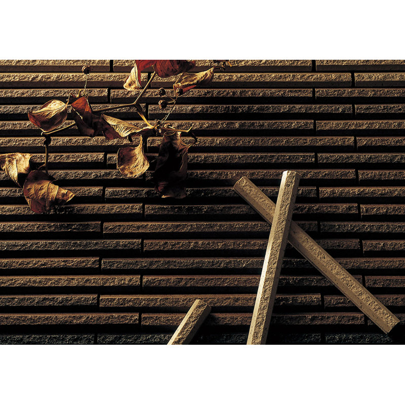 Hosowari Border 0.77" x 9" Ceramic Linear Mosaic Wall Tile