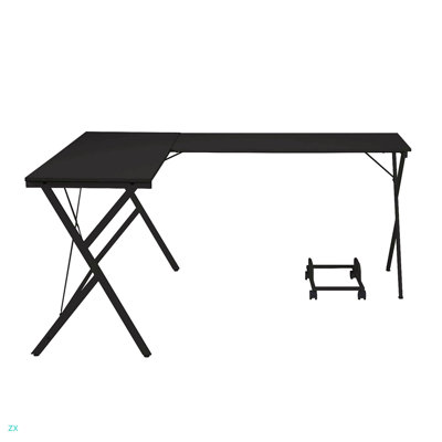 L-Shape Computer Desk With Computer Holder