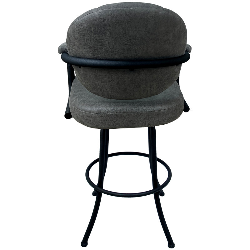 Comptoir pivotant, tabouret de bar et très grand Raddi, Noir, Très haute (assise de 34 po de hauteur)