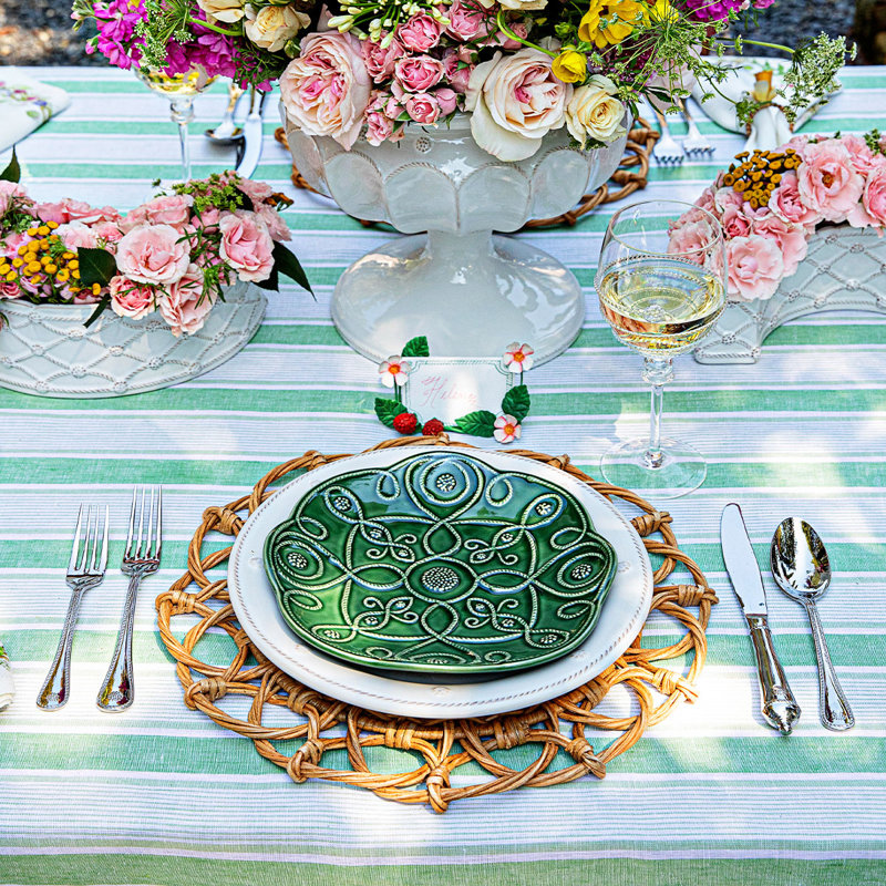 Berry & Thread 20 - Piece Place Setting, Bright Satin/Gold