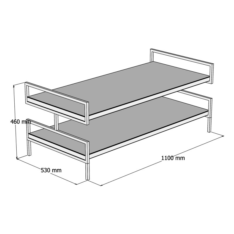 Table basse avec rangement Edgington