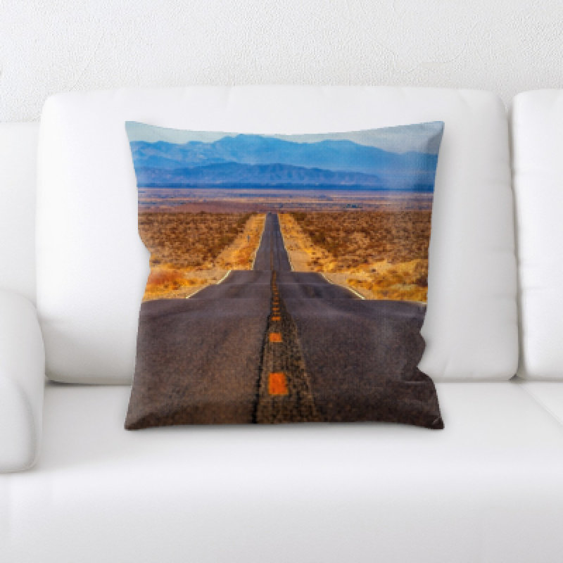 Housse et insert de coussin carré Himmelmann A Road to Many Places
