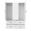 3 Door Glass Wardrobe