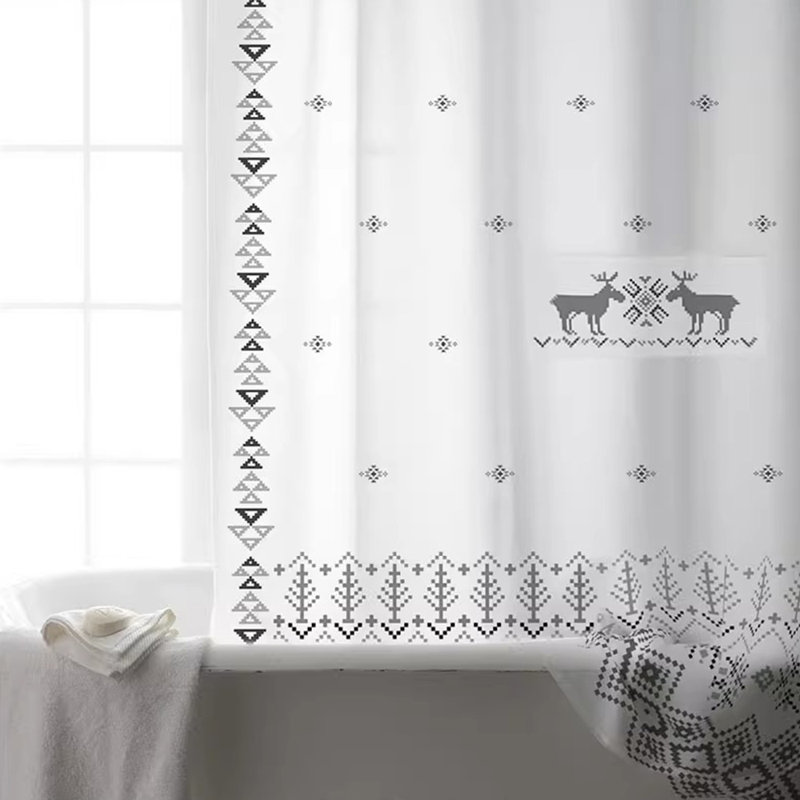 Rideau de douche en polyester