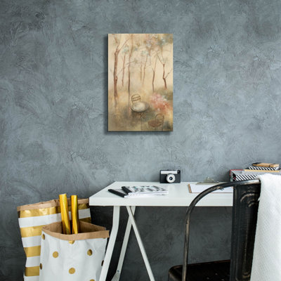 Red Barrel Studio 'Table For Two Crop' by Cheri Blum Canvas Wall Art, 12" x 18"