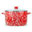 Red Swirl 18qt Stock Pot