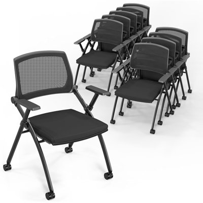 Black Traditional Upholstered Task Chair