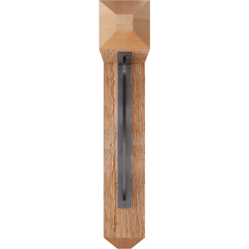 Support de fer simple de 2 po d'épaisseur Tristan, Cèdre rouge de l'Ouest l 4 po x T 4 po (sciage br, H 23 po x P 20 po