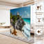 Cloison pliante 4 panneaux paravent Royal Mayan
