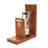 Decorative Wooden Bookend with Hourglass | Tabletop Object