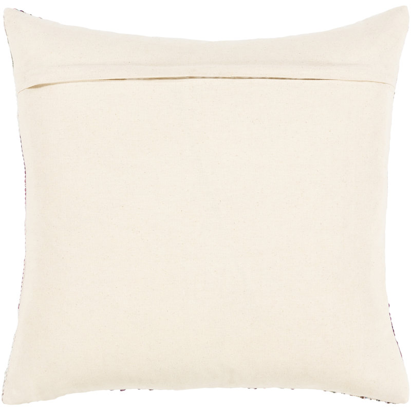 Huria Throw Pillow Cover, Lilac/Bright Pink, 20" x 20", Polyester/Polyfill
