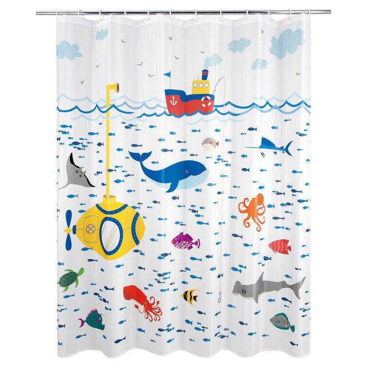 Zoomie Kids Swansea Photoreal New School Fish PEVA Single Shower Curtain &  Reviews - Wayfair Canada