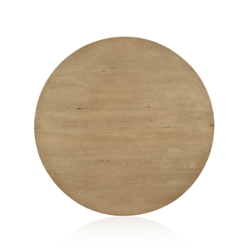Mesa Solid Wood Coffee Table, Light Brushed, 16" H x 48" L x 48" W