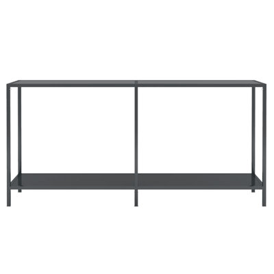 Hekkel Glass Top Console Table