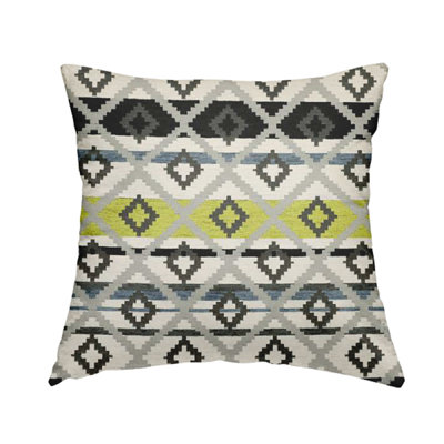 Geometric Rectangular Cushion