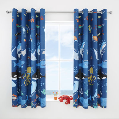 Ocean Life Curtains