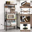 4-Tier Kitchen Bakers Rack with Power Outlet