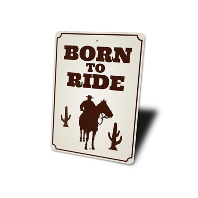 Plaque en aluminium «Horse Lover»