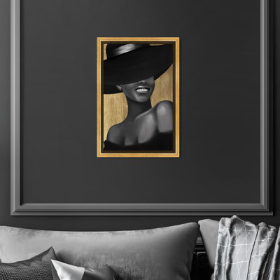 «Fashion and Glam That Chic Girl II Portraits», reproduction d'art sur toile