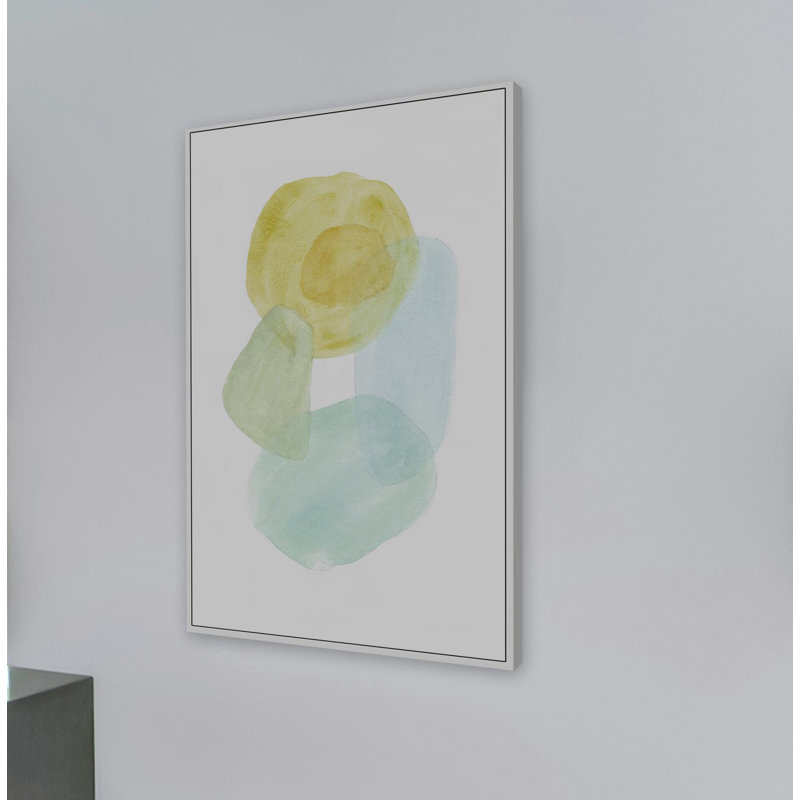 « pastel set », reproduction de peinture à l’aquarelle sur toile encadrée, H 30 po x l 20 po