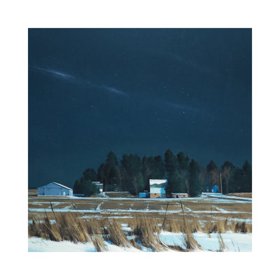 Hugo Farmstead At 1 AM by Ben Bauer - Wrapped Canvas Painting