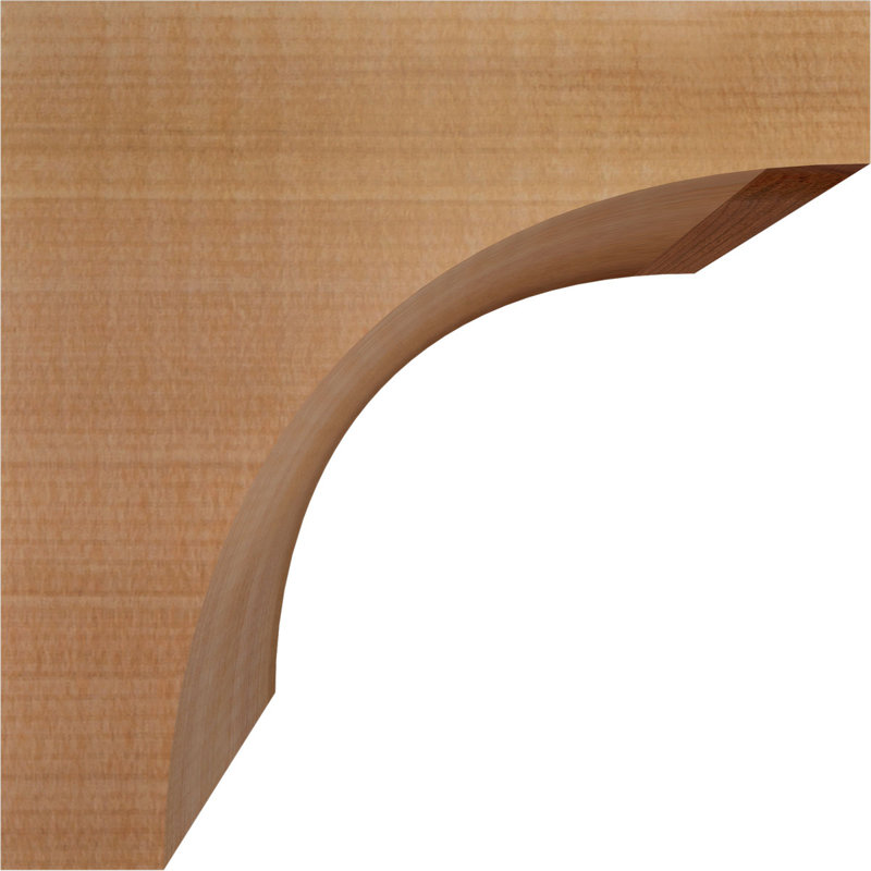 Huntington Corbel, H 6 po x l 3,5 po x P 6 po, Lisse, Cèdre rouge