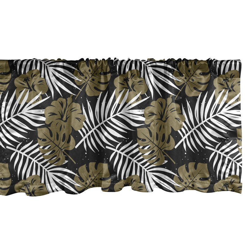 Ensemble de 2 cantonnières Ambesonne Luau, L 54 po x L 12 po