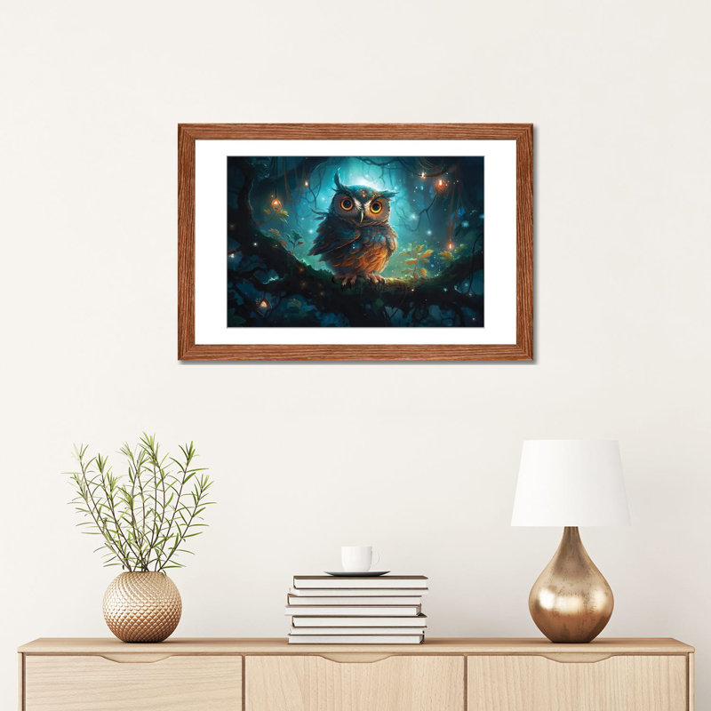 Cosmo, Classic Wood Open Corner Frame Paper, 16" H x 24" W x 1" D