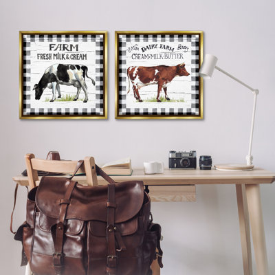 Ensemble de 2 vaches flottantes Spring Farm