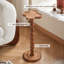Solid Wood Pedestal End Table-793613034-793613036