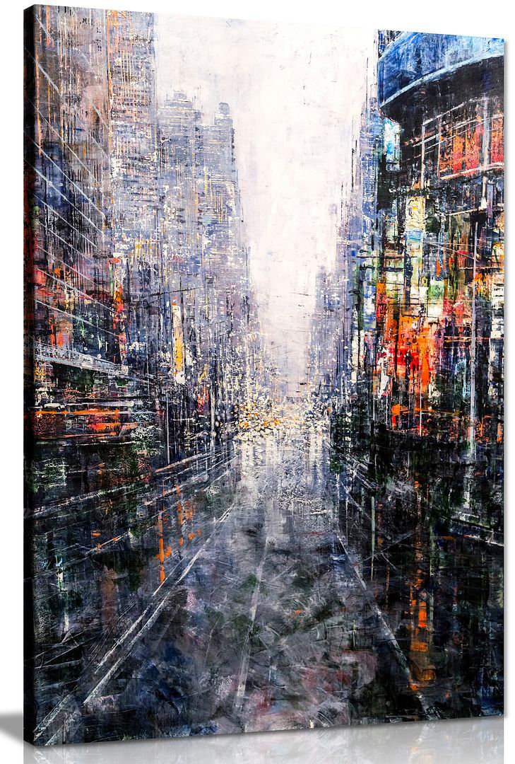 Cityscape - Wrapped Canvas Print