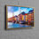 Affiche colorée de paysage de Copenhague sur toile de coton pour la décoration intérieure