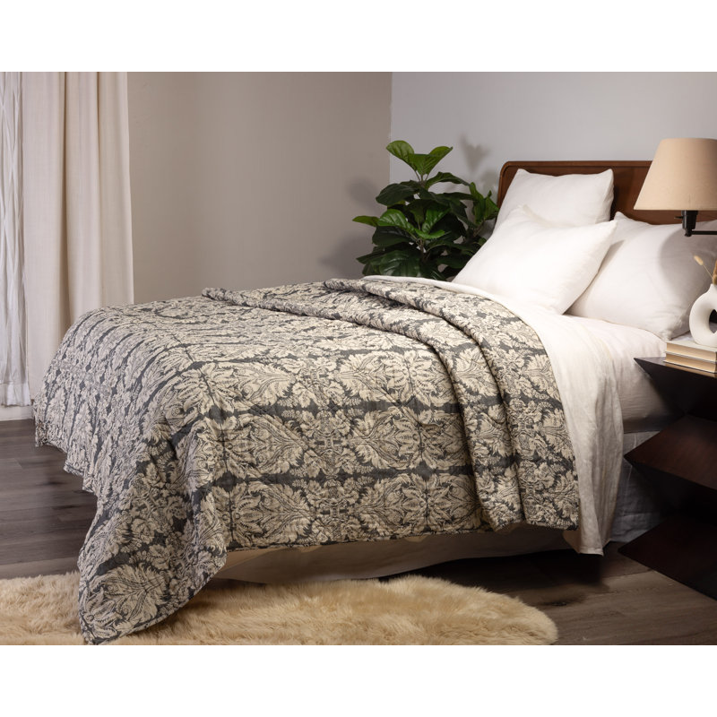 Greyston Linen Quilt, Twin Quilt