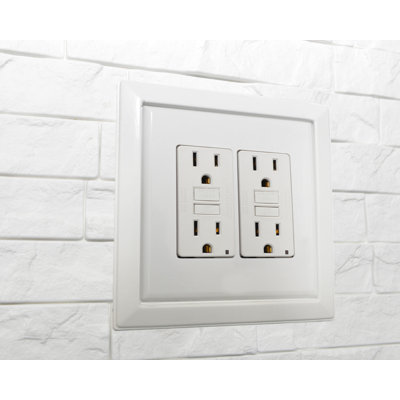 No Subject Duplex Outlet Jumbo Wall Plate