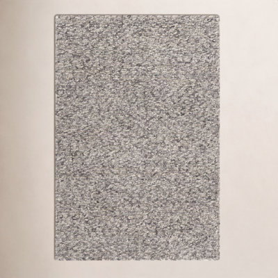 Hero Charcoal Ivory Hand-Woven Flatweave Rug
