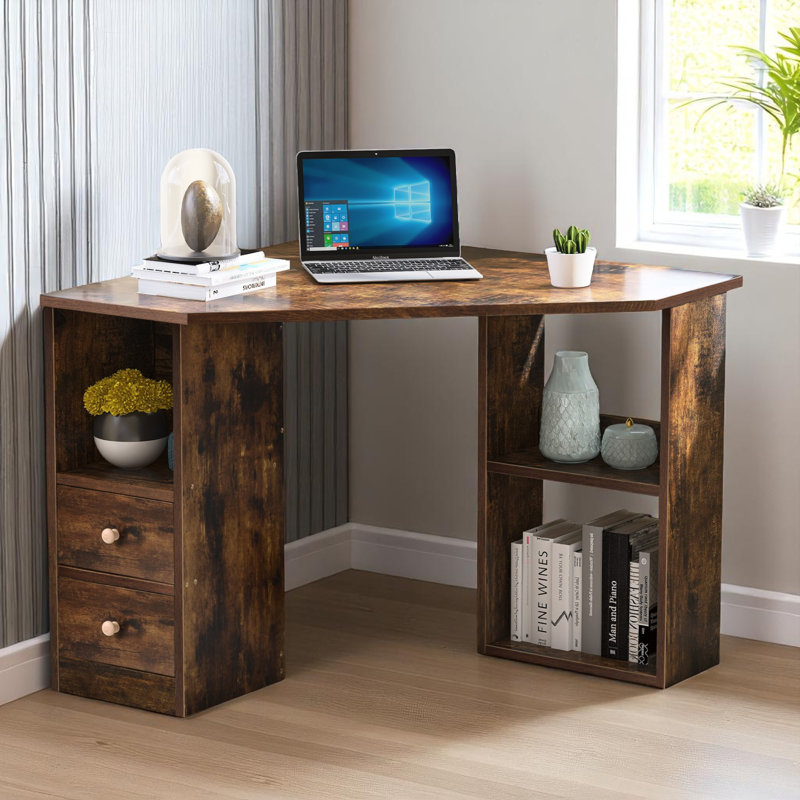 Jubilee Computer Desk, Brown