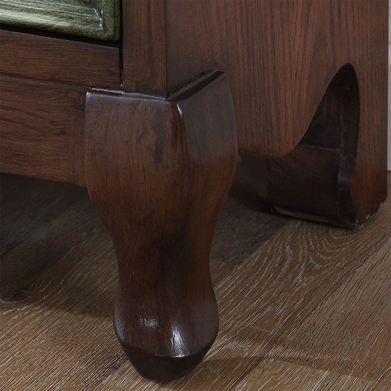 Retro Solid Manufactured Wood Accent Cabinet